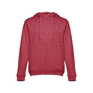 TH Clothes 11179 - Mens hoodie in cotton and polyester with full zip