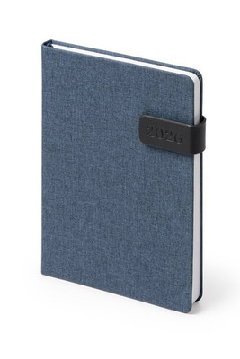 Stamina AG1128 - KOVEN A5-formaat agenda gemaakt van gerecycled RPET-polyester met magnetische omslag