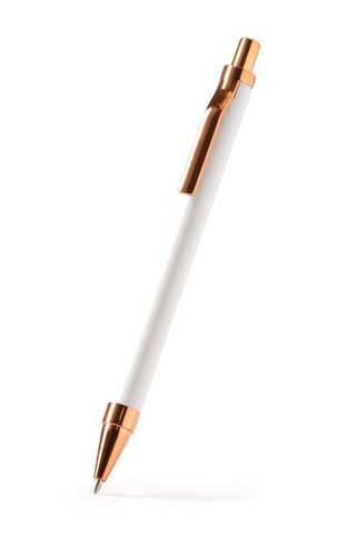 Stamina BL1894 - WALER Recycled aluminium pen with body in matte finish and copper details