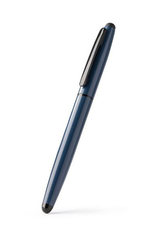 Stamina BL1994 - KURUA Roller ballpoint pen with rounded body made from recycled aluminium
