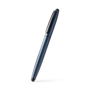 Stamina BL1994 - KURUA Roller ballpoint pen with rounded body made from recycled aluminium
