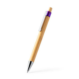Stamina BL2037 - KOLO Ballpoint pen with body and push button made from bamboo
