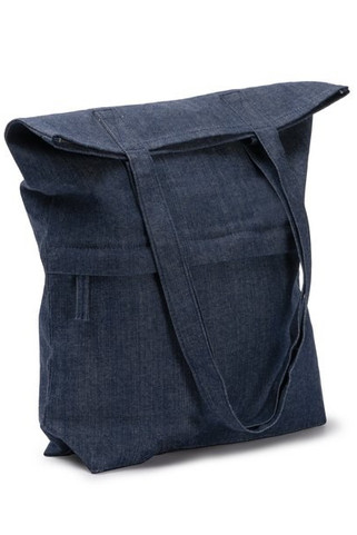 Stamina BO1662 - KIRK Bag made of recycled denim fabric with front zip pocket