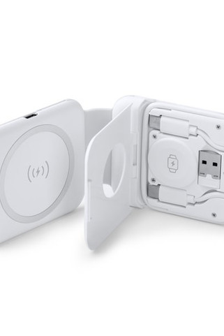 Stamina CR1884 - LAREDO Opvouwbare 3-in-1 draadloze oplader met 15 W vermogen