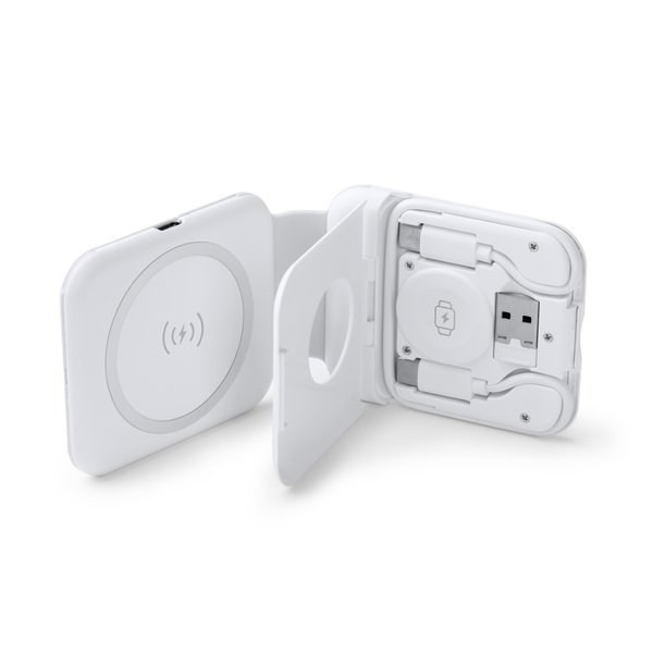 Stamina CR1884 - LAREDO Chargeur sans fil 3 en 1 pliable avec une puissance de 15 W