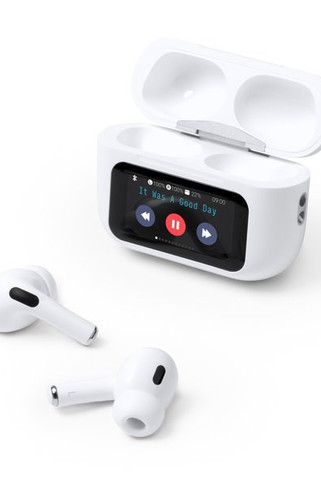 Stamina EP1566 - MARCUS Draadloze hoofdtelefoon verpakt in een slanke behuizing met touchscreen