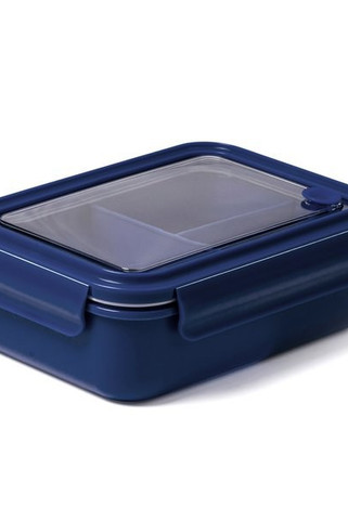 Stamina FI1560 - CARMEL De PP lunchbox heeft een transparant deksel zodat je de inhoud gemakkelijk kunt zien