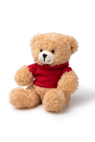 Stamina FT1853 - JAZZ Pluche teddybeer met een soepele trui van zacht aanvoelend polyester