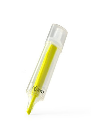 Stamina HW1546 - ALBION Fluormarker van gerecycled RPET-plastic met doorschijnend ontwerp