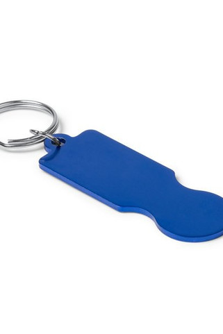 Stamina KO1556 - HORNET Gerecyclede aluminium sleutelhanger met munt voor winkelwagen