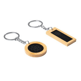 Stamina KO1750 - KRAUS Keychain made of bamboo and steel in two formats