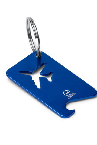 Stamina KO1876 - FLAPIK Recycled aluminium keyring with bottle opener