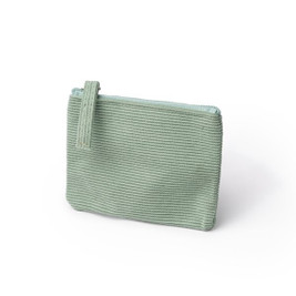 Stamina MN1737 - DAKE Portemonnee van corduroy met ritssluiting en bijpassende rits