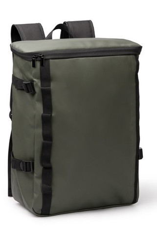 Stamina MO1929 - VIRTON Backpack made from PU leather and 600D polyester with a large main compartment lined on the top