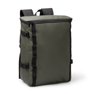 Stamina MO1929 - VIRTON Backpack made from PU leather and 600D polyester with a large main compartment lined on the top