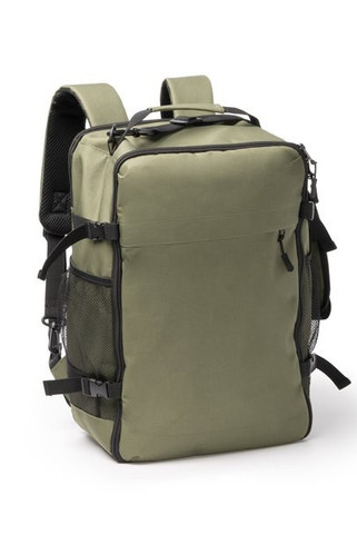 Stamina MO1992 - BRUNOX Large capacity travel backpack made from 600D RPET with 180 degree opening