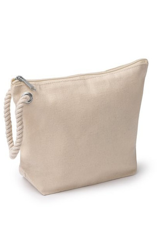 Stamina NE1779 - NAUTY Toiletry bag made of 100% cotton toiletry bag 320 g/m² with a durable nautical-style handle