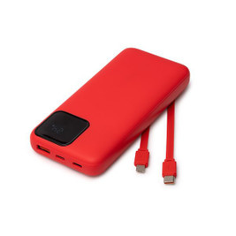 Stamina PB1890 - CONWAY External 10000 mAh battery with soft touch recycled ABS body