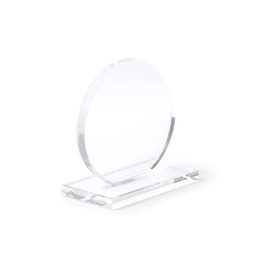 Stamina PR1703 - GARAY Circular design glass trophy with a rectangular base