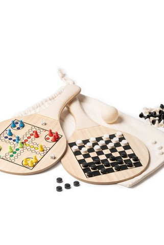 Stamina SD1669 - SALENTO Set of beach shovels made of wood and wheat fibre