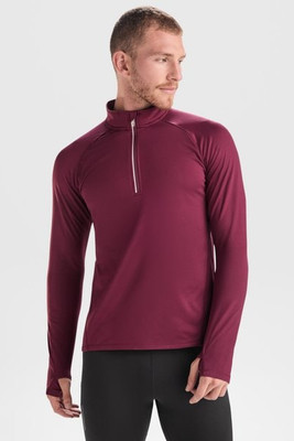 Roly SU1031 - ESTAMBUL Gebürsteter Funktions-Pullover mit Raglanärmeln und halbem Reißverschluss mit reflektierendem Detail