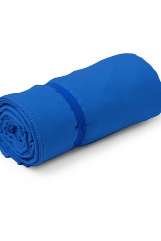 Stamina TW1751 - GULPI Lightweight microfiber towel made of RPET with a strap for folding and easy transport