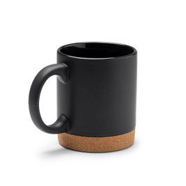 Stamina TZ1637 - NURIX Matte ceramic mug with a removable cork base