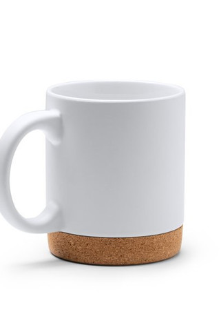 Stamina TZ1638 - BANKET Ceramic mug in a glossy finish with a removable cork base