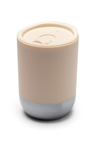 Stamina VA1687 - LINDE Double-walled cup with recycled PP body and 304 stainless steel base