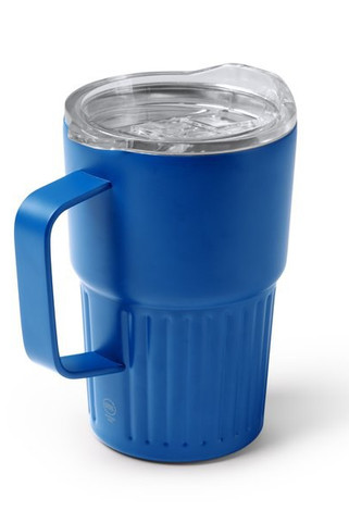 Stamina VA1794 - NUBEX Recycled 304 stainless steel thermal cup with double-walled bevelled design