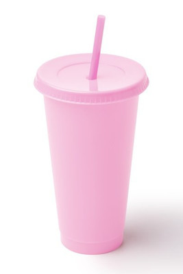 Stamina VA1995 - BAKY Reusable cup with lid and straw made from recycled PP