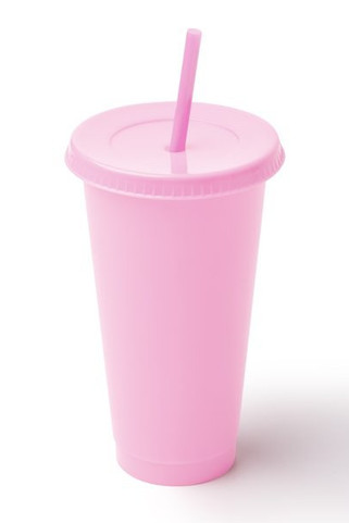 Stamina VA1995 - BAKY Reusable cup with lid and straw made from recycled PP