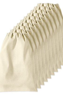 Pack of 10 Westford mill WM115 - Versatile Cotton Tote Bag with Customizable Sizes