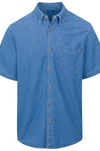 Port & Co SP11 - CLOSEOUT -   Mens Value Denim Shirt