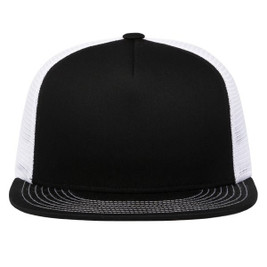 Gorra Trucker con visera de 5 paneles, modelo D-Series, con cierre a presión. - Egotier 4D7
