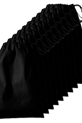 Pack de 100 Westford mill WM216 - Sac Cordelette en Coton Premium - fermeture à cordon - différentes tailles