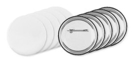 Pack of 5 GiftRetail MO9330 - PIN Customizable Pin Buttons with Paper Inlay