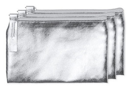 Pack of 3 Stamina MN7570 - MAUVE PU purse in a glossy finish design