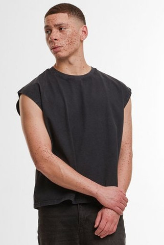 BUILD YOUR BRAND BY436 - Vintage sleeveless t-shirt