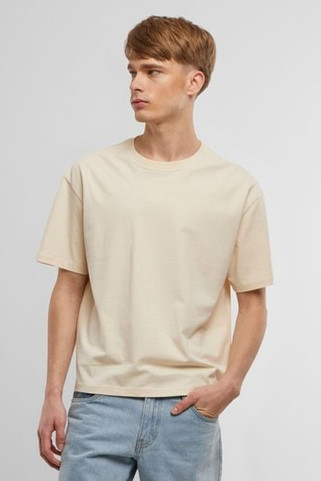 BUILD YOUR BRAND BY439 - Oversized cropped T-shirt