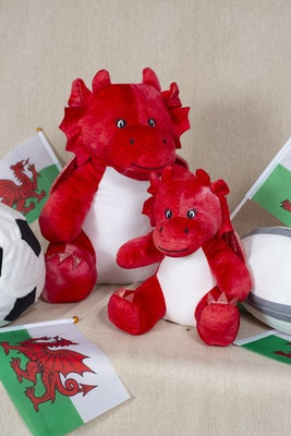 MUMBLES MM585 - Red dragon plush