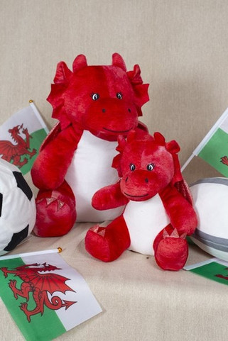 MUMBLES MM585 - Red dragon plush