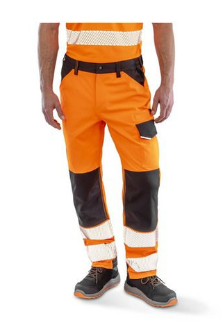 RESULT RS517X - High-visibility stretch trousers