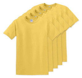 Pack of 50 Gildan 5000 - Premium Heavy Cotton Classic Fit T-Shirt for Adults