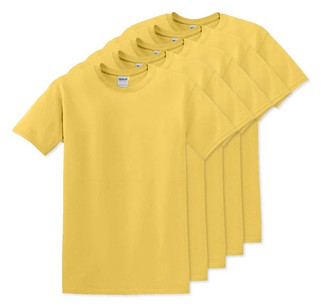 Pack of 50 Gildan 5000 - Premium Heavy Cotton Classic Fit T-Shirt for Adults