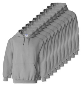 Pack of 100 Gildan 18500 - Heavy Blend Fleece Hooded Sweatshirt