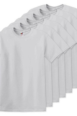 Pack de 60 Fruit of the Loom SC220 - T-Shirt Col Rond Homme