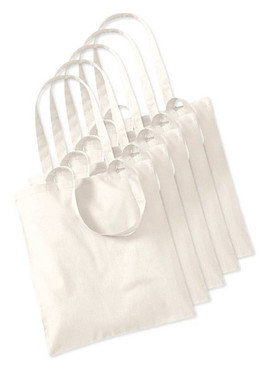 Pack of 50 Label Serie LS42L - Cotton Large Handles Basic Shopper