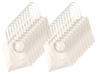 Pack of 200 Label Serie LS42L - Cotton Large Handles Basic Shopper