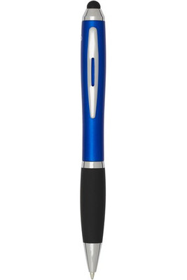 Nash kulspetspenna med stylus av RCS-certifierad återvunnen plast, färgad pennkropp och svart grepp (svart bläck) - EgotierPro 106457